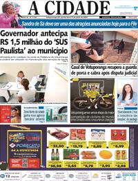 Capa do jornal Jornal A Cidade de Votuporanga 04/07/2024
