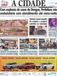 Capa do jornal Jornal A Cidade de Votuporanga 02/03/2024