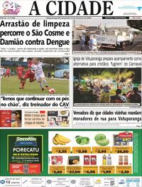 Capa do jornal Jornal A Cidade de Votuporanga 06/02/2024