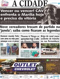 Capa do jornal Jornal A Cidade de Votuporanga 06/04/2024