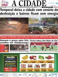 Capa do jornal Jornal A Cidade de Votuporanga 09/01/2024