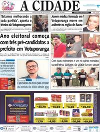 Capa do jornal Jornal A Cidade de Votuporanga 11/01/2024