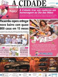 Capa do jornal Jornal A Cidade de Votuporanga 11/05/2024