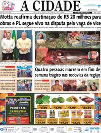 Capa do jornal Jornal A Cidade de Votuporanga 11/06/2024