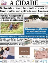 Capa do jornal Jornal A Cidade de Votuporanga 17/07/2024
