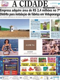 Capa do jornal Jornal A Cidade de Votuporanga 20/06/2024