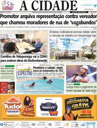 Capa do jornal Jornal A Cidade de Votuporanga 24/04/2024