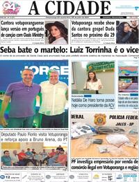 Capa do jornal Jornal A Cidade de Votuporanga 25/07/2024
