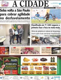 Capa do jornal Jornal A Cidade de Votuporanga 26/03/2024
