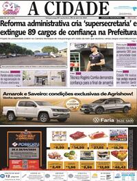 Capa do jornal Jornal A Cidade de Votuporanga 26/04/2024