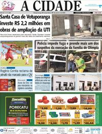Capa do jornal Jornal A Cidade de Votuporanga 30/01/2024