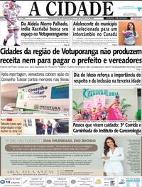Capa do jornal Jornal A Cidade de Votuporanga 01/10/2025