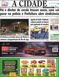 Capa do jornal Jornal A Cidade de Votuporanga 02/12/2025