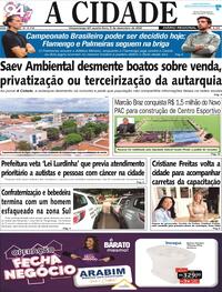 Capa do jornal Jornal A Cidade de Votuporanga 03/12/2025