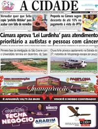 Capa do jornal Jornal A Cidade de Votuporanga 05/11/2025