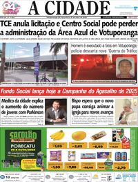 Capa do jornal Jornal A Cidade de Votuporanga 06/05/2025