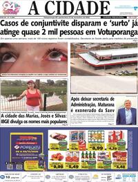 Capa do jornal Jornal A Cidade de Votuporanga 06/11/2025