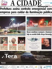 Capa do jornal Jornal A Cidade de Votuporanga 07/06/2025