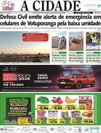 Capa do jornal Jornal A Cidade de Votuporanga 09/09/2025