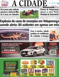 Capa do jornal Jornal A Cidade de Votuporanga 11/11/2025
