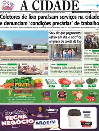 Capa do jornal Jornal A Cidade de Votuporanga 12/11/2025