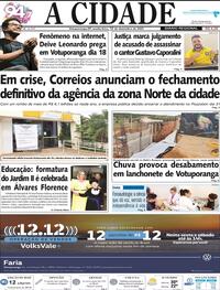 Capa do jornal Jornal A Cidade de Votuporanga 12/12/2025