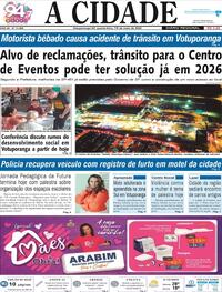 Capa do jornal Jornal A Cidade de Votuporanga 14/05/2025