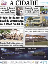 Capa do jornal Jornal A Cidade de Votuporanga 14/11/2025