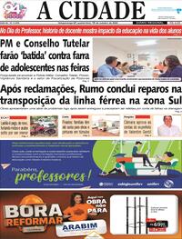 Capa do jornal Jornal A Cidade de Votuporanga 15/10/2025