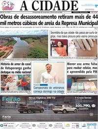 Capa do jornal Jornal A Cidade de Votuporanga 16/05/2025