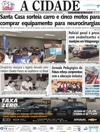 Capa do jornal Jornal A Cidade de Votuporanga 17/05/2025