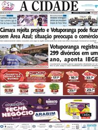 Capa do jornal Jornal A Cidade de Votuporanga 17/12/2025
