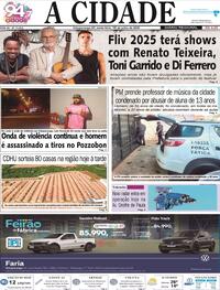 Capa do jornal Jornal A Cidade de Votuporanga 18/07/2025