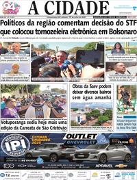 Capa do jornal Jornal A Cidade de Votuporanga 19/07/2025