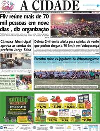 Capa do jornal Jornal A Cidade de Votuporanga 19/08/2025