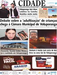 Capa do jornal Jornal A Cidade de Votuporanga 20/08/2025