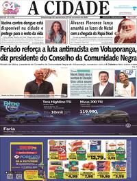 Capa do jornal Jornal A Cidade de Votuporanga 20/11/2025