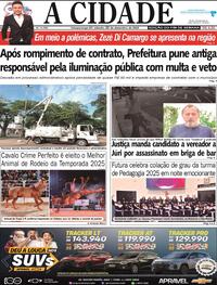 Capa do jornal Jornal A Cidade de Votuporanga 20/12/2025