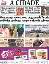 Capa do jornal Jornal A Cidade de Votuporanga 21/05/2025
