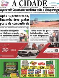 Capa do jornal Jornal A Cidade de Votuporanga 21/10/2025
