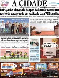 Capa do jornal Jornal A Cidade de Votuporanga 23/08/2025