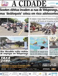 Capa do jornal Jornal A Cidade de Votuporanga 24/05/2025