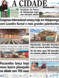 Capa do jornal Jornal A Cidade de Votuporanga 24/07/2025