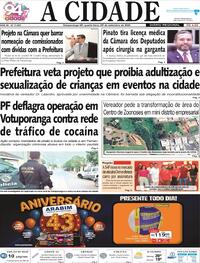 Capa do jornal Jornal A Cidade de Votuporanga 24/09/2025