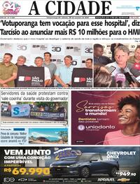 Capa do jornal Jornal A Cidade de Votuporanga 25/10/2025