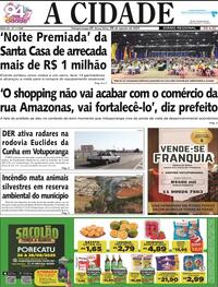 Capa do jornal Jornal A Cidade de Votuporanga 26/08/2025