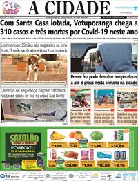 Capa do jornal Jornal A Cidade de Votuporanga 27/05/2025