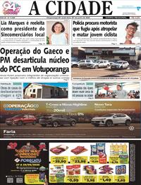 Capa do jornal Jornal A Cidade de Votuporanga 27/06/2025
