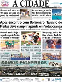 Capa do jornal Jornal A Cidade de Votuporanga 27/09/2025