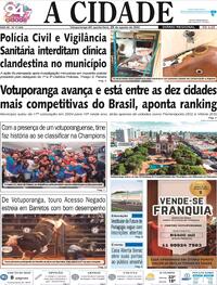Capa do jornal Jornal A Cidade de Votuporanga 28/08/2025